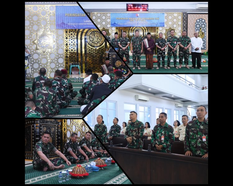 Lanud Sultan Hasanuddin Peringati Maulid Nabi Muhammad SAW 1447 H/2025 M di Makassar