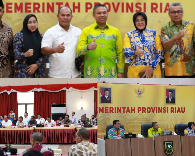 Bupati Siak Minta Perusahaan Ikut Perbaiki Jalan Rusak Minas–Perawang