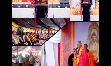 Wali Kota Medan Resmikan Peletakan Batu Pertama Vihara Bhoga Prajna