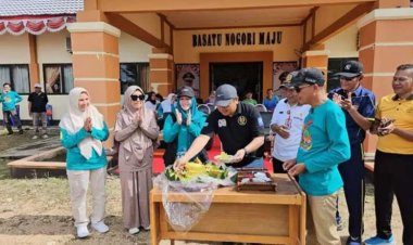Semarak HUT ke-26 Kuansing, Warga Antusias Ikuti Senam Massal di Sentajo Raya dan Singingi Hilir