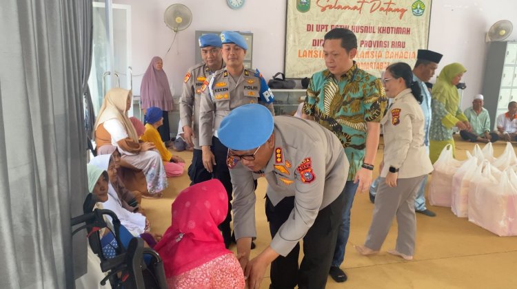 Bakti Sosial dan Kegiatan Green Policing Propam Polda Riau, Wujud Kepedulian Kepada Masyarakat dan Lingkungan
