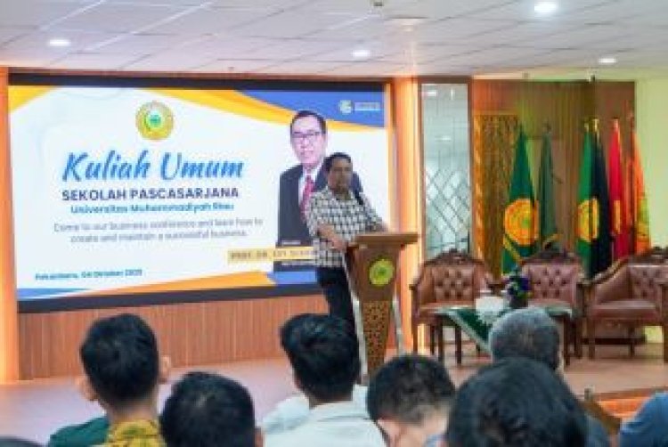 Rektor UMRI Tekankan Tiga Pilar Kepemimpinan di Era Global: Integritas, Hati, dan Networking