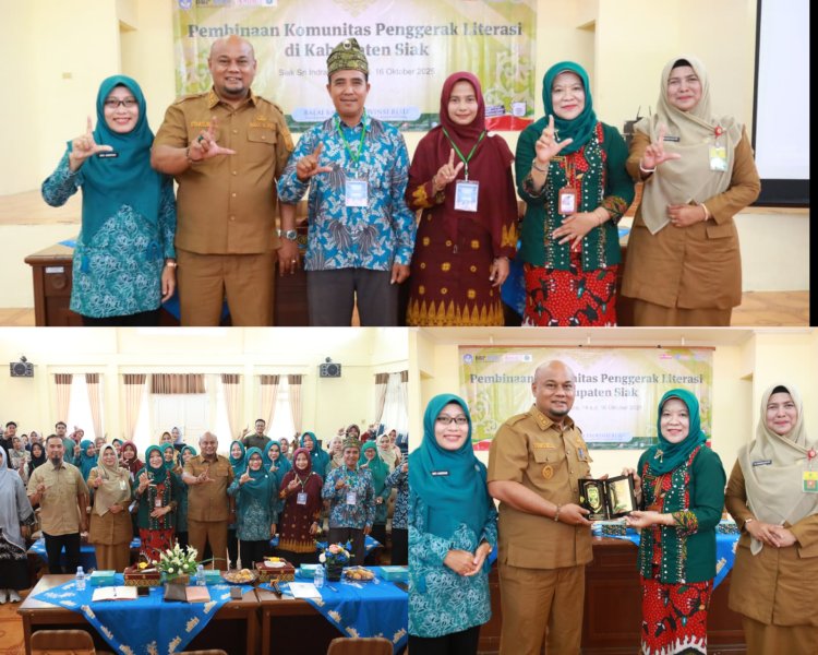 Wabup Siak Dorong Gerakan Literasi Bangkitkan Minat Baca Masyarakat