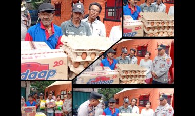 Polsek Medan Area Tanggap Cepat Bantu Korban Kebakaran di Jalan Denai