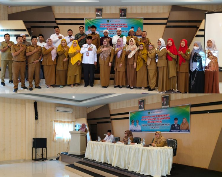 Dinkes Rohil Dorong Poskestren di Seluruh Pesantren