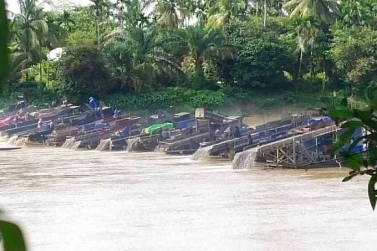 Bos Penampung Emas Ilegal Inhu Diduga Kebal Hukum