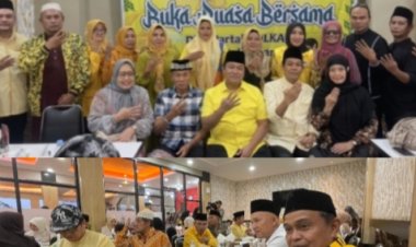 Buka Puasa Bersama Golkar Pekanbaru, Roni Amriel Muncul Jelang Musda