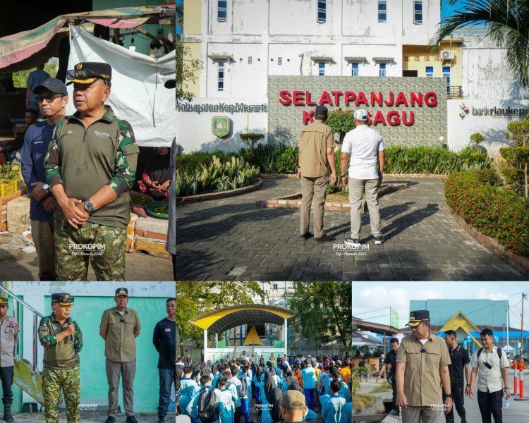 Bupati Asmar Tinjau Pasar Modern Selatpanjang, Pastikan Harga Sembako Stabil Jelang Ramadhan