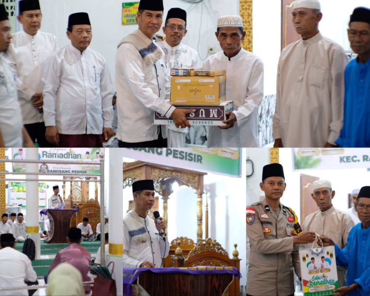 Sekda Meranti Ingatkan Bahaya Karhutla Saat Safari Ramadan di Sendaur