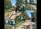 Satgas TMMD Sragen Pasang Bekisting Jalan Desa Puro