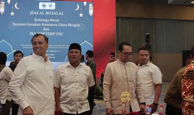 Wabup Dairi, Hadir Acara Halal Bihalal Keluarga Yayasan Gerakan Sumatera Utara Berbagi 