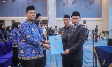 Wako Pekanbaru Lantik PNS 2024, Tekankan Pelayanan Publik dan Loyalitas ASN