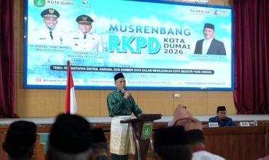 Wako Paisal Pimpin Musrenbang RKPD Dumai 2027, Fokus Sinergi Pembangunan