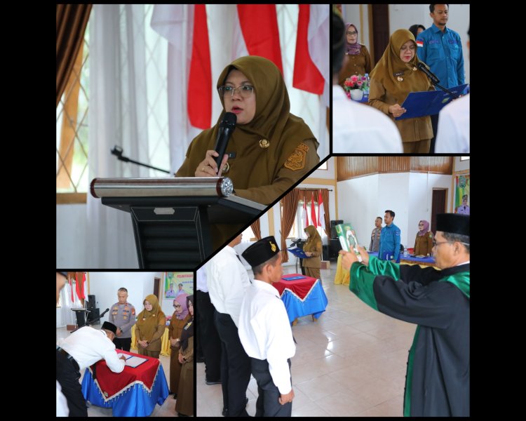 Bupati Siak Afni Lantik PAW Bapekam Sabak Auh, Tekankan Disiplin Pemimpin