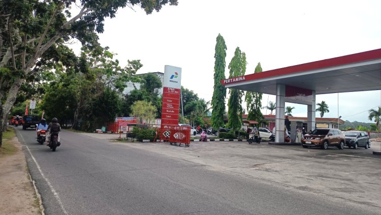 Distribusi BBM Bengkalis Kembali Normal, Antrean SPBU Hilang