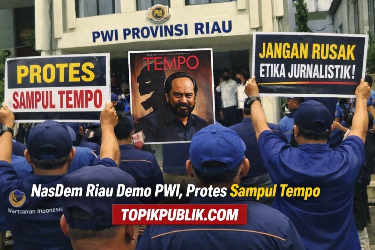 NasDem Riau Demo PWI, Protes Sampul Tempo