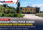 Dugaan Pungli Pupuk Subsidi Gegerkan Pertanian Rohil
