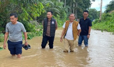 Bupati Kuansing Gerak Cepat Tangani Banjir Pangean