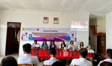 Rita Puspita Vickner Sinaga, Ketua TP Posyandu Dairi, Hadiri Bimtek TP Posyandu Di Kecamatan Silahisabungan