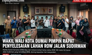Wawako Dumai Pimpin Penyelesaian Lahan ROW Jalan Sudirman
