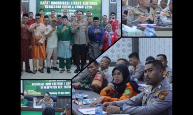 Polres Meranti Siaga Karhutla Hadapi Super El Nino 2026