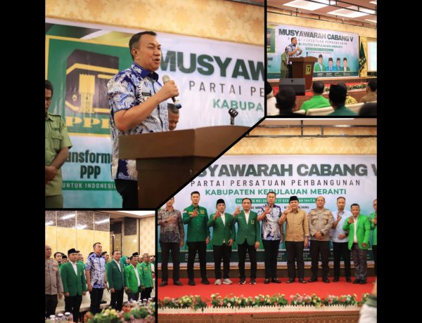 Wabup Meranti Muzamil Hadiri Muscab V PPP, Tekankan Konsolidasi dan Stabilitas Politik