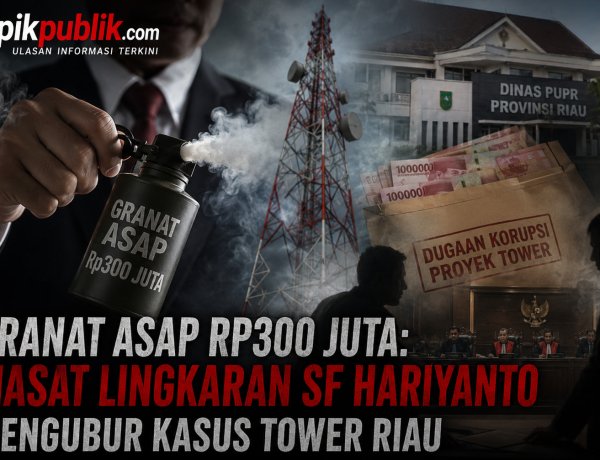 Granat Asap Rp300 Juta dan Skandal Tower Riau