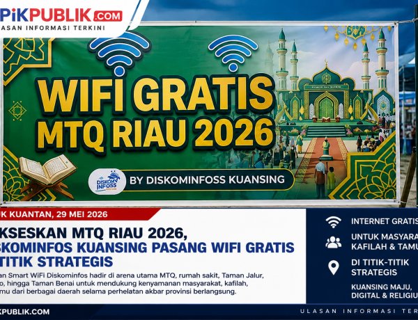 Kuansing Siap Jadi Tuan Rumah MTQ Riau 2026, Smart WiFi Gratis Hadir di Sejumlah Lokasi Strategis