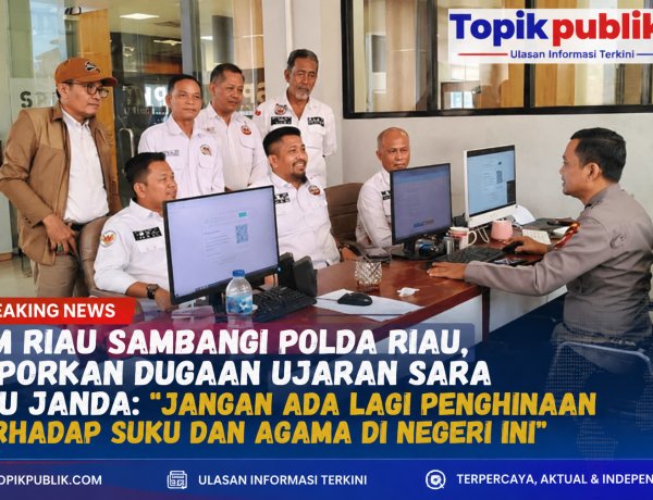 IKM Riau Laporkan Dugaan Ujaran SARA Abu Janda ke Polda Riau, Desak Penegakan Hukum Tegas