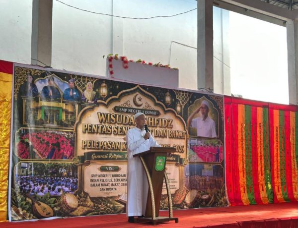 141 Siswa Ikuti Wisuda Tahfidz SMPN 1 Dumai, Wako Paisal Beri Apresiasi Tinggi