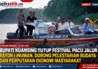 PACU JALUR INUMAN BERGAUNG BUDAYA TERJAGA, UMKM BERJAYA