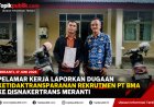 Pelamar Kerja Laporkan Rekrutmen PT BMA Meranti ke Disnakertrans