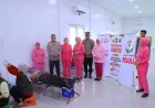 Peringati Hari Bhayangkara Ke -80 Polres Meranti Gelar Donor Darah Bersama Lintas Instansi