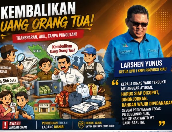 Pengadaan Seragam SMA Riau Disorot, Audit Ungkap Rp566 Juta Wajib Dikembalikan ke Wali Murid