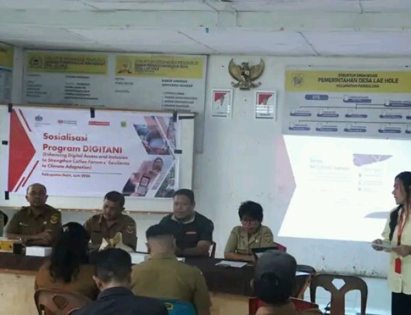 Memperkuat Ketangguhan Petani Kopi Dairi Hadapi Perubahan Iklim, Pemkab Dairi Bersama YMCI Adakan Progrm DIGITANI