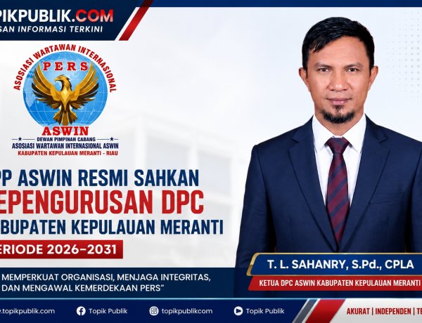 DPP ASWIN Resmi Sahkan Pengurus DPC Kepulauan Meranti Periode 2026–2031