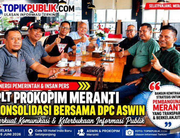 Plt Prokopim Meranti dan DPC ASWIN Perkuat Sinergi Keterbukaan Informasi Publik