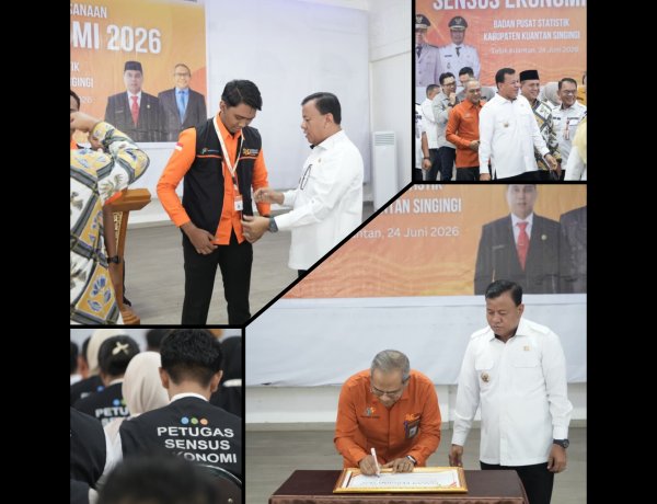 Bupati Suhardiman: Data Akurat dari Sensus Ekonomi 2026 Jadi Fondasi Kemajuan Kuansing