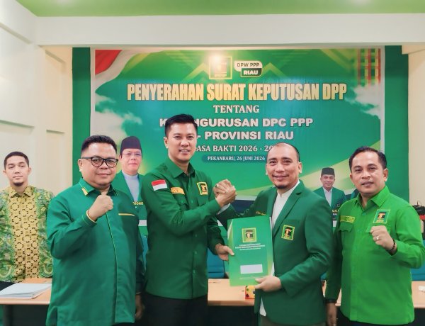 Noli Sugiharto Resmi Pimpin DPC PPP Kepulauan Meranti Periode 2026–2031