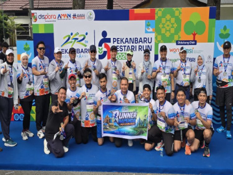 HUT Pekanbaru ke-242: Bapenda Gelar Lestari Run dan Layanan Pajak di CFD