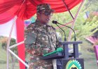 Bupati Pelalawan H Zukri Misran Selaku Inspektur Upacara Dalam Apel Pembukaan TMMD ke-129 TA 2026