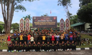 Satgas Pamtas Yonarmed 13 Perkuat Sinergi di Perbatasan