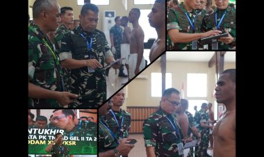 348 Calon Tamtama Ikuti Sidang Sub Panpus TNI AD 2026