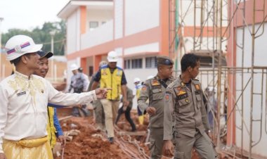 Progres Sekolah Rakyat Kuansing Capai 82 Persen, Plt Bupati Pastikan Tepat Waktu