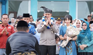 Disambut Meriah dengan Tradisi Melayu, AKBP Gede Prasetia Adi Sasmita Resmi Tiba di Kepulauan Meranti