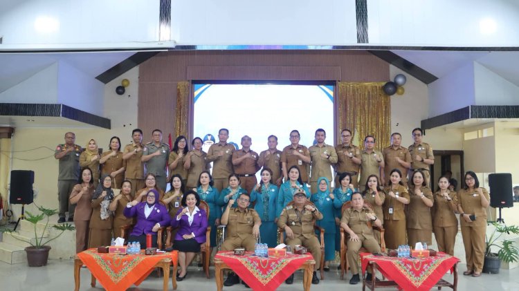 Bupati Dairi Kukuhkan TP Posyandu Kabupaten, Sekaligus Ketua TP Posyandu Dairi Lantik Ketua TP Posyandu Kecamatan Periode 2025-2030