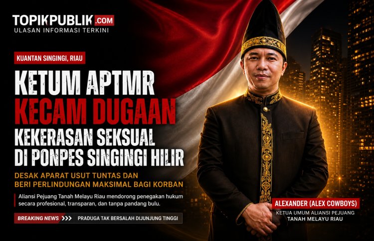 Ketum APTMR Kecam Dugaan Kekerasan Seksual di Ponpes Singingi Hilir, Desak Polisi Usut Tuntas
